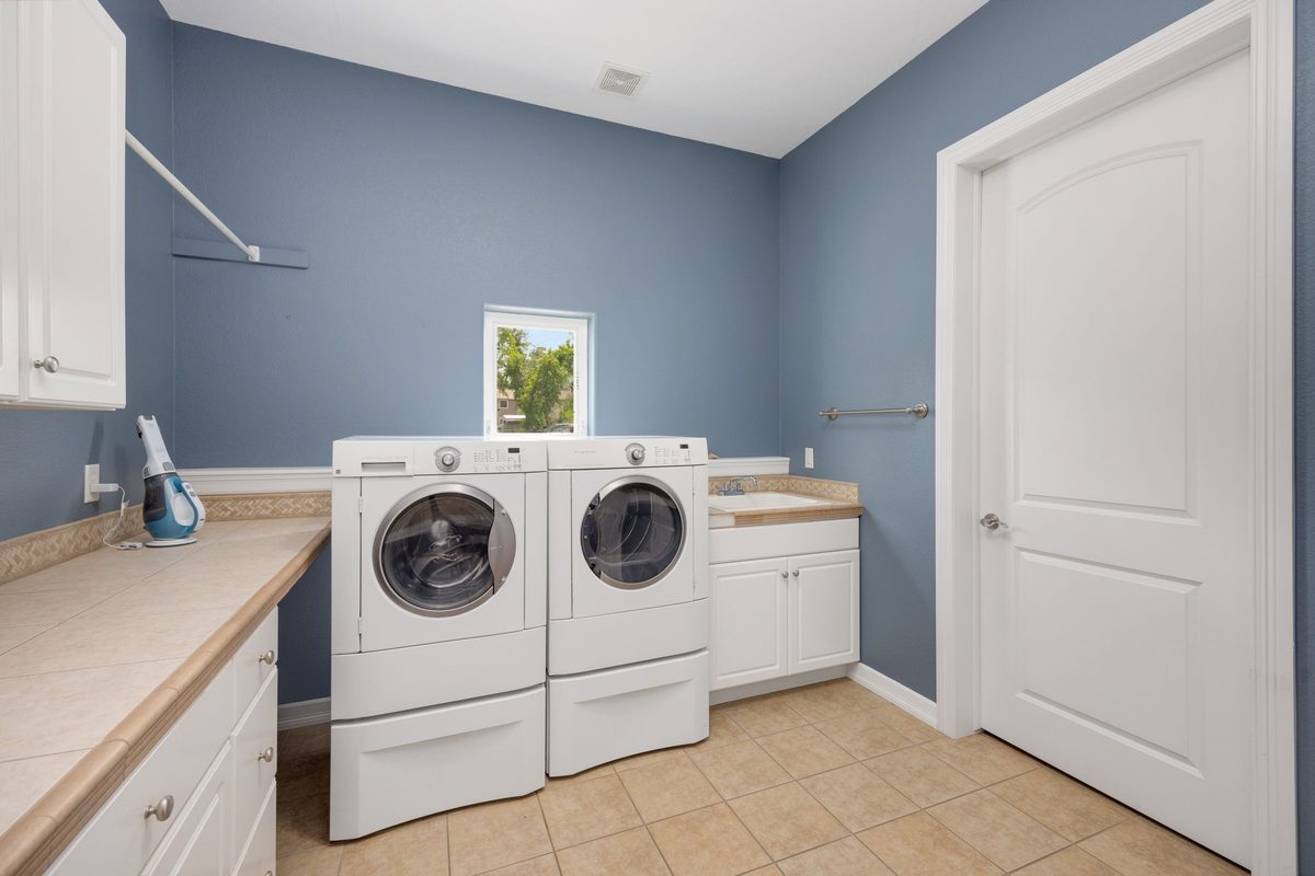 Laundry room on site